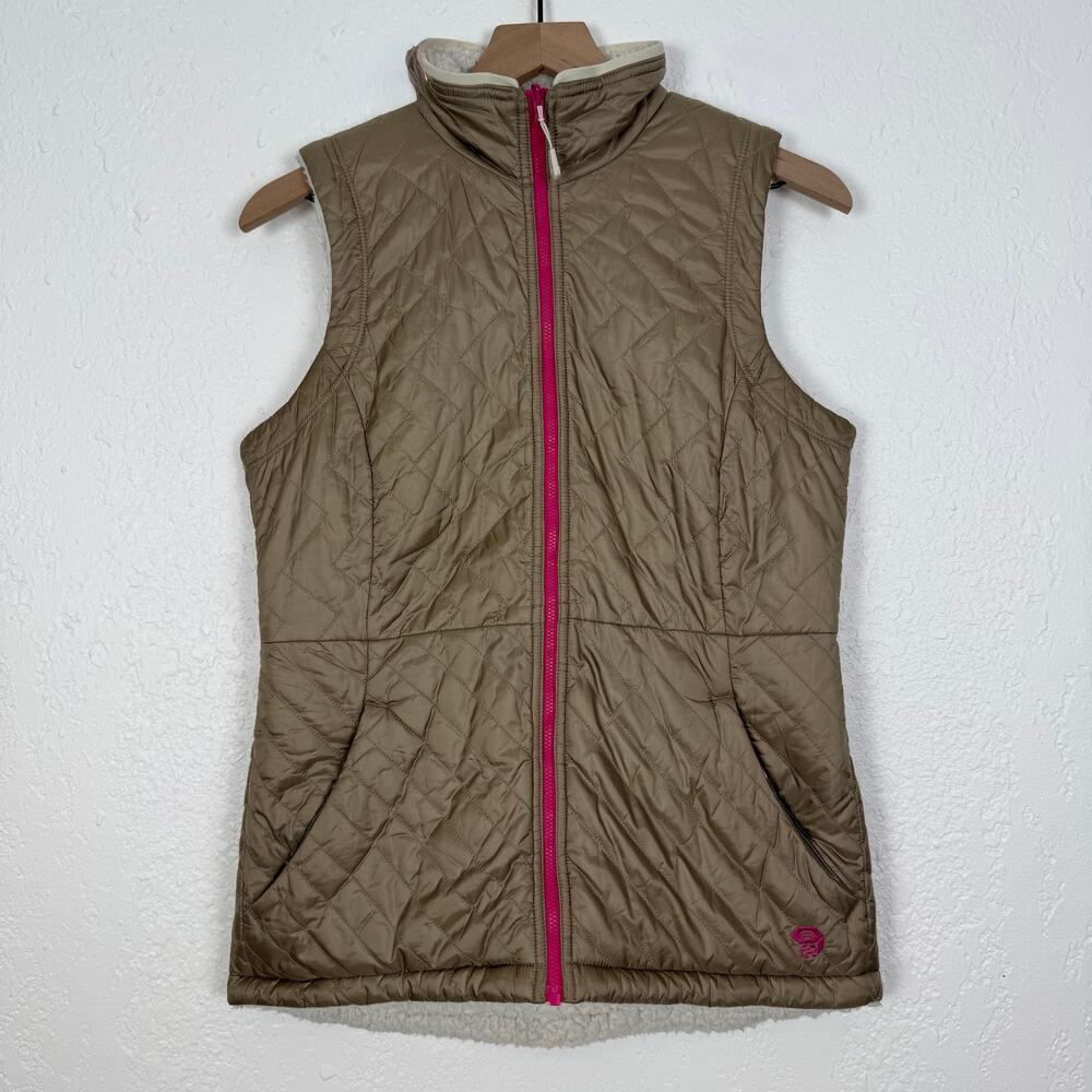 Mountain Hardwear Women's Reversible Quilted Fleece Vest Size Small